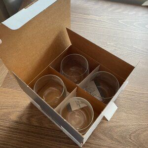 Old Fashioned Stemless Glasses set of 4